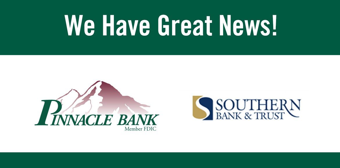 We Have Great News Pinnacle Bank